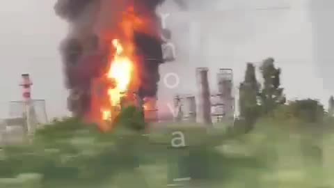 🔥The moment of strike on Afipsky Refinery!