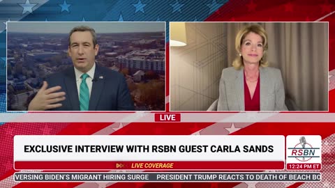 WATCH: RSBN Interviews Fmr. U.S. Ambassador to Denmark Carla Sands - 6/13/25