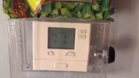This Airbnb locked up the thermostat so guests couldnt change it. So...