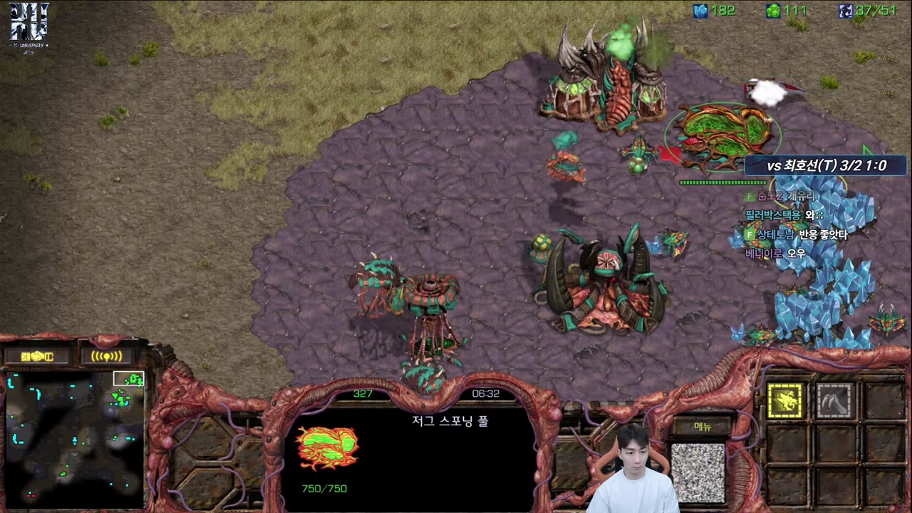【1.8.25】 SC:R 1v1 (FPVOD) Jaedong (Z) vs sSak (T) 【Best of 3】
