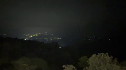 Magical Night View from Penatapan Berastagi | Chilly Breeze & City Lights