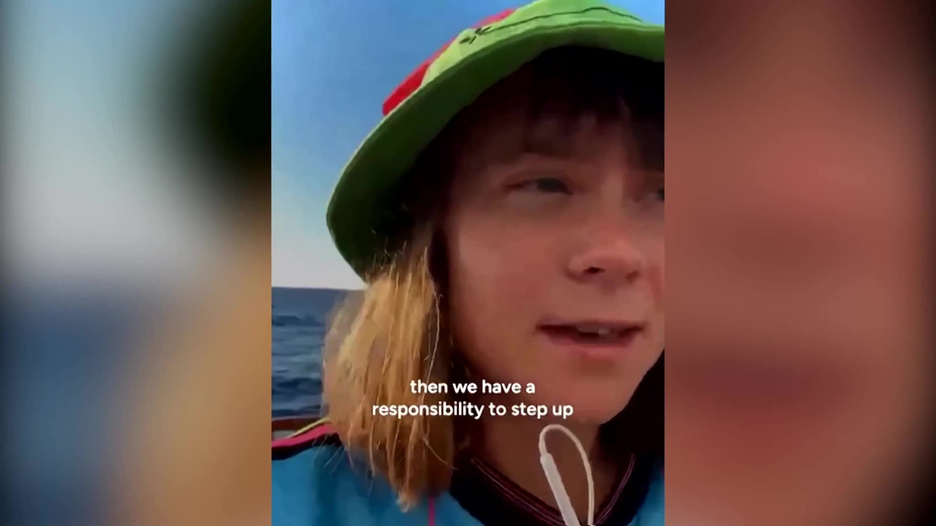 Greta Thunberg says the story is Israels war in Gaza, not her