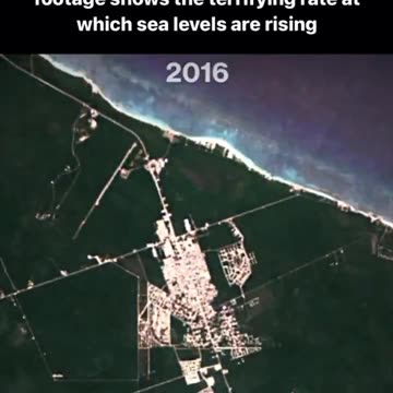 Google Earth time-lapse shows the sea level over 40 years time... SHOCKING