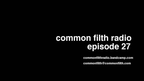 Common Filth Radio Episode 27 GAMERGATE 1997