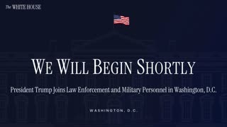 President Trump Joins Law Enforcement and Military Personnel in Washington, D.C.