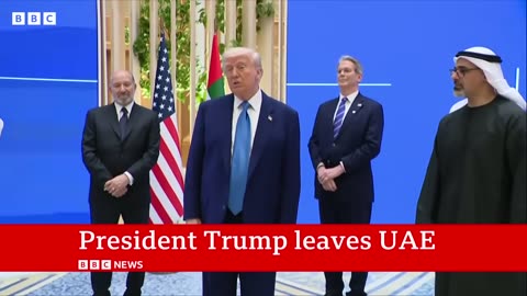 US President Donald Trump departs Middle East after trade deals BBC News
