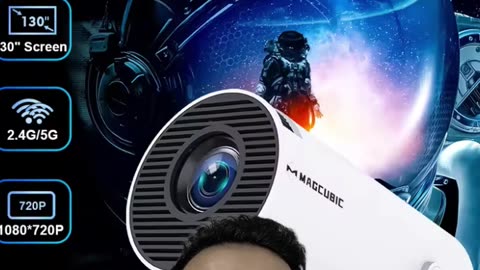 Transform Your Wall Into a 4K Cinema With This Smart Projector