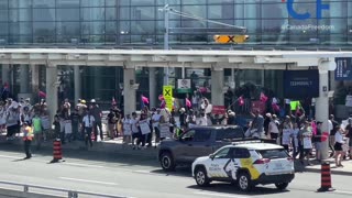 Toronto Pearson Airport Filled With Air Canada Employees