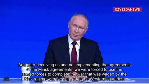 🇷🇺 🏹 🎬 Vladimir Putin: Russia wants to negotiate and end the conflict with Ukraine peacefully