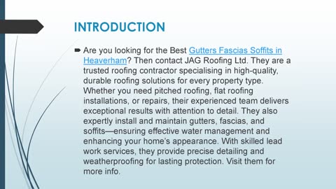 Best Gutters Fascias Soffits in Heaverham