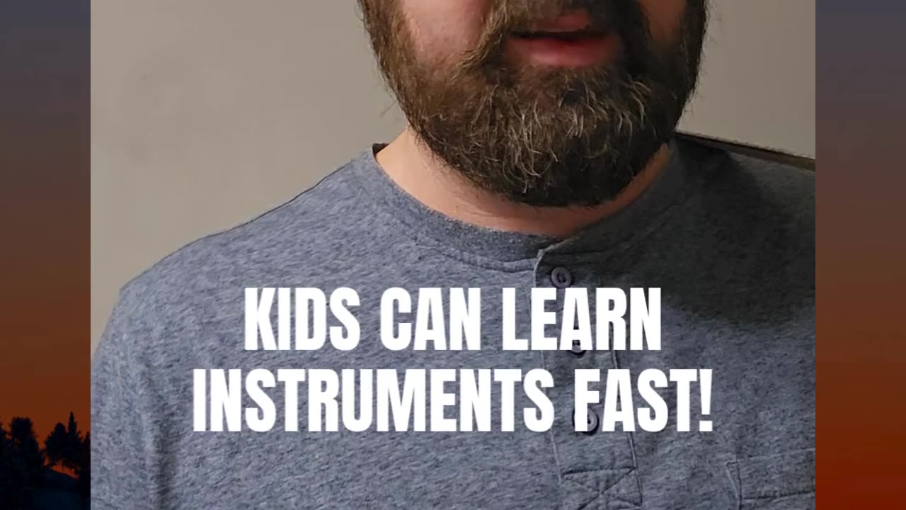 Kids can learn instruments FAST!