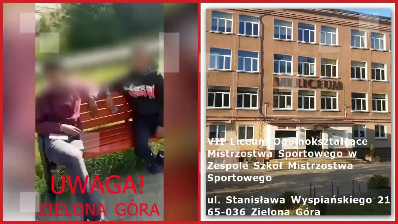 Imigranci przesiadują przed szkołami w #ZielonaGóra Obserwują młodzież.