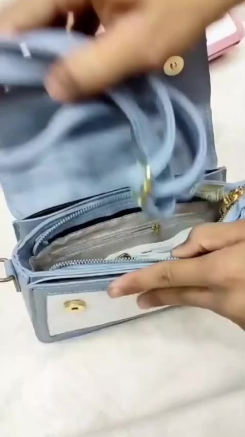 Trendy Two-Tone Crossbody Bags 2025 | Pastel Color Block Ladies Shoulder Bag Haul by Fashionholic.pk