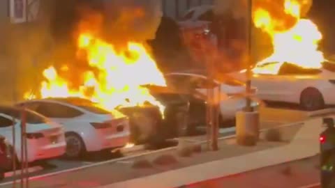 ARSON ATTACK ON TESLA IN LAS VEGAS