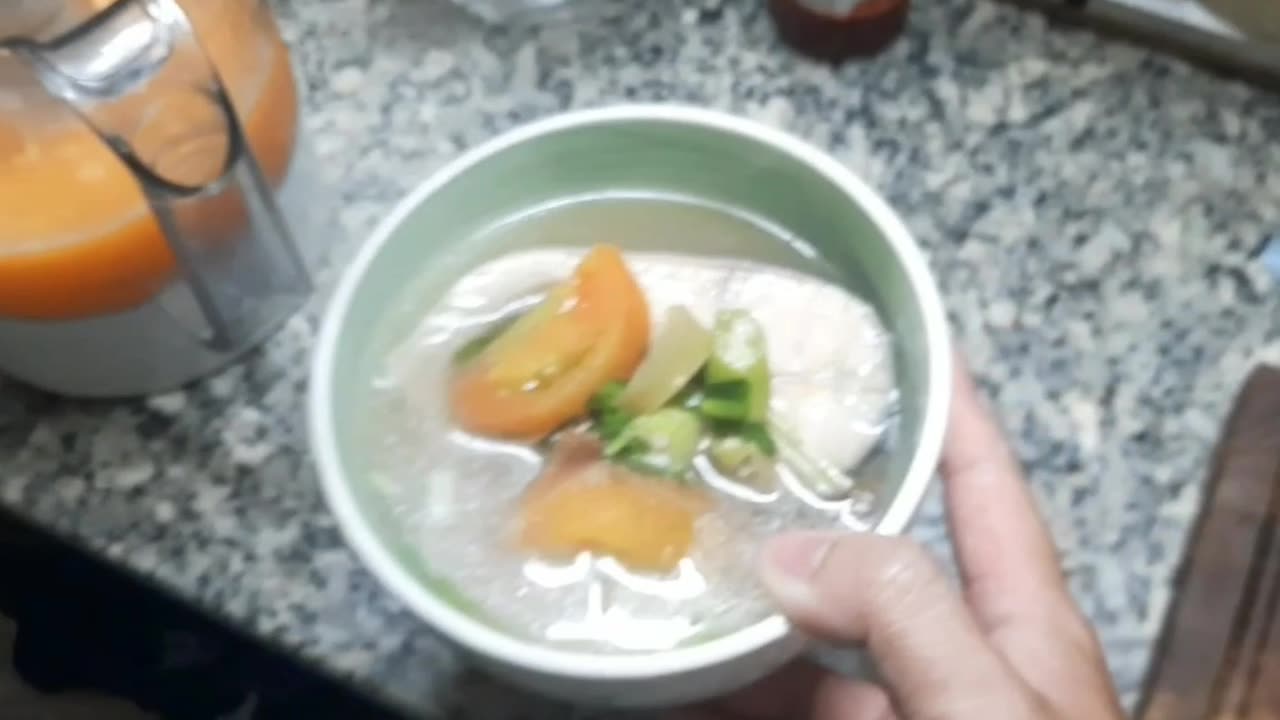 Sour basa catfish soup
