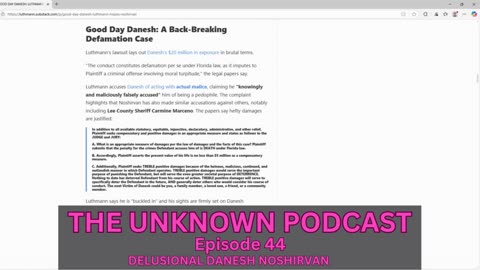 DELUSIONAL DANESH NOSHIRVAN UNMASKED