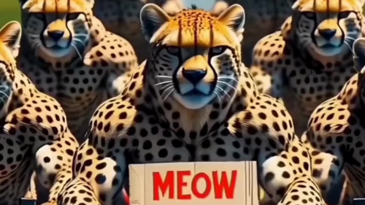 टाइगर्स ने बिल्लू के पापा को पकड़ लिया 🙀 catsoftiktok cat cute aiart ai poorcat catlover