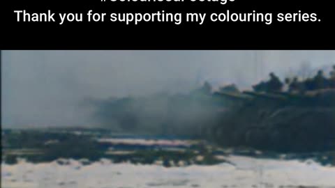 1945 Canadian Tanks Unleashed #ColourisedHistory