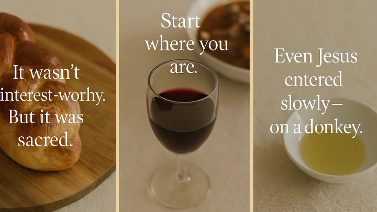 A Sacred Start to Holy Week – Quiet Reflection at the Table