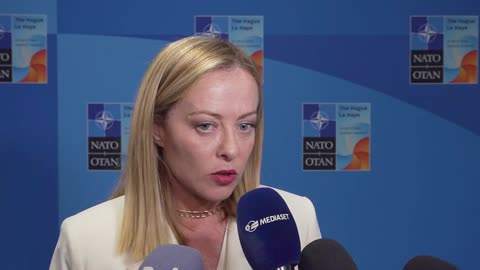 🔴 Punto Stampa del Pres. del Cons. Giorgia Meloni al termine del vertice Nato a l'Aia (Paesi Bassi).