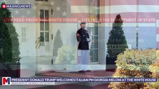 President Donald Trump welcomes Italian PM Giorgia Meloni at The White House [LIVE]