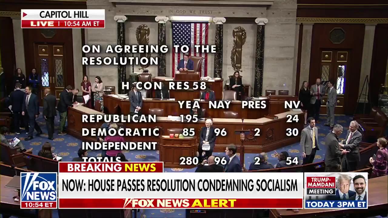 The House passes a resolution condemning socialism after a number of high-profile Democrats