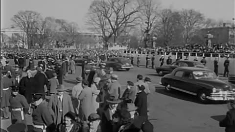 INAUGURATION OF PRES. HARRY S TRUMAN - INAUGURATION OF PRES. HARRY S TRUMAN - 111-adc-10096