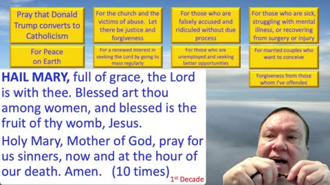 Mary's Daily Live Holy Rosary Prayer at 8:00 p.m. EDT 05/24/2025