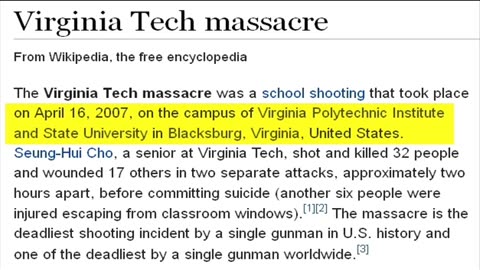 Virginia Tech Massacre - WHERE are The Victims?