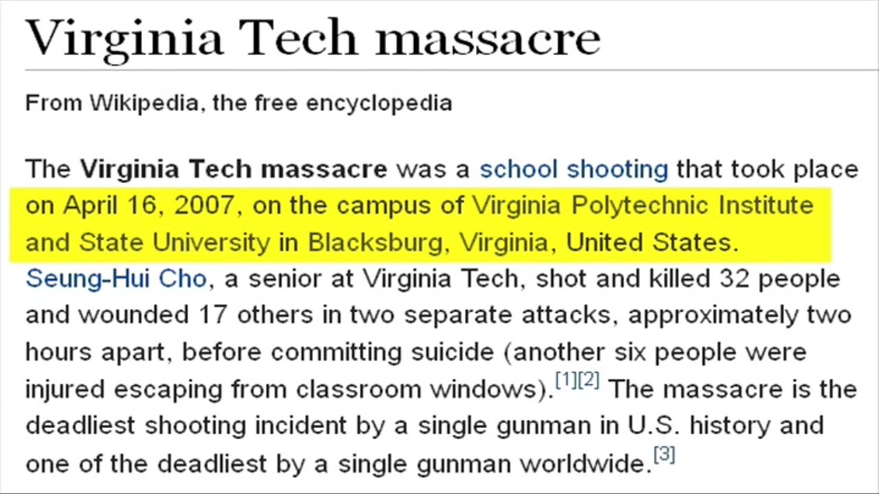 Virginia Tech Massacre - WHERE are The Victims?