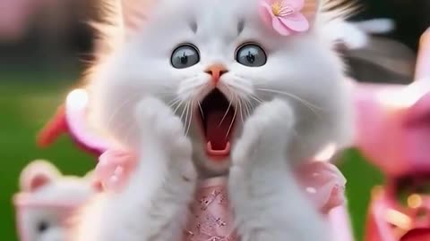 Cute kittens Exciting Challenge -- Who Wins ? #cute