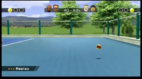 Wii Sports Tennis Game2