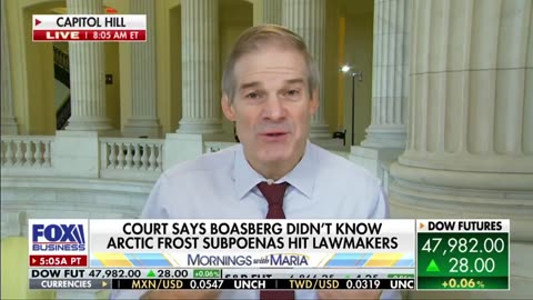 Rep. Jim Jordan - on Mornings with Maria