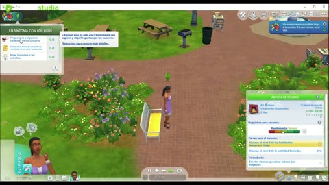 Sims 4 reto llamada de la naturaleza