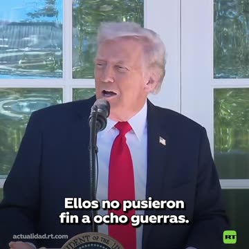 Trump: "Pusimos fin a ocho guerras y se avecina la novena"