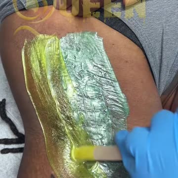 🍋 Underarm Waxing with Lemon Kiss & Emerald Enchantment by @waxingqueenadventures