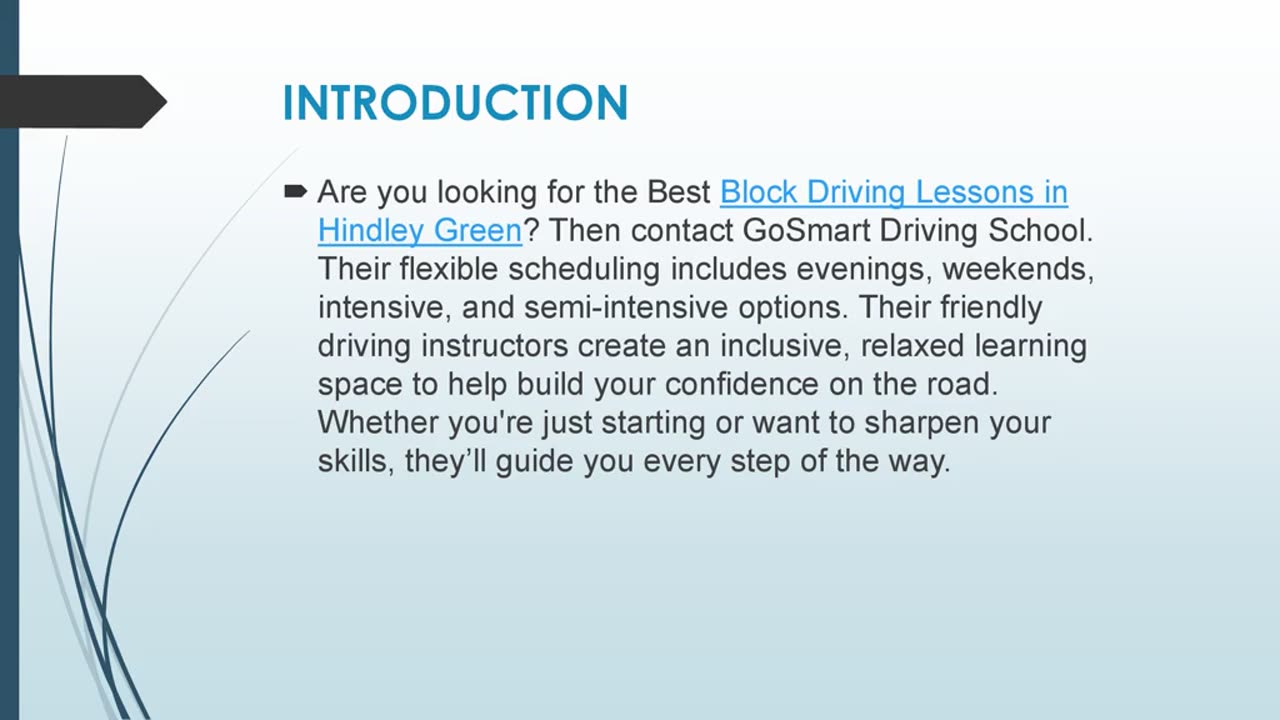 Best Block Driving Lessons in Hindley Green