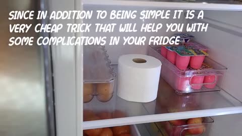 Put a Roll of Toilet paper in your Fridge and you will be surprised what happens
