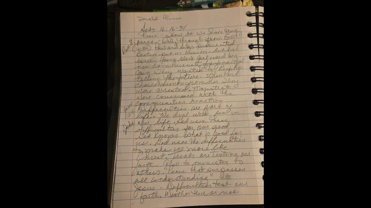 Sunday sermon:Acts 16:16-34