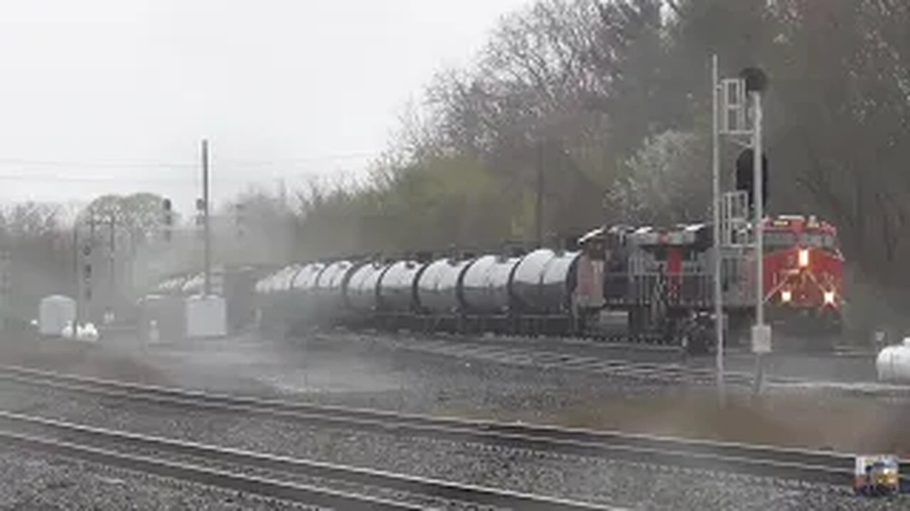 Norfolk Southern and CSX Trains from Berea, Ohio April 19, 2025 Part 2