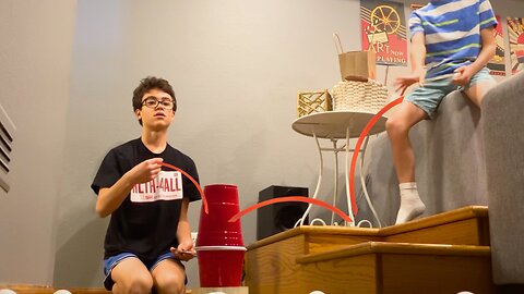 Card Throwing Trick Shots