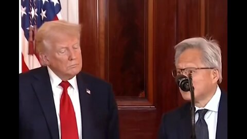 Mr Trump's invited the president of Liberia on stage....
