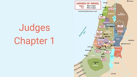 Judges 1 : Israelites Ask God for Direction and They Obey (But Only a Little Bit)