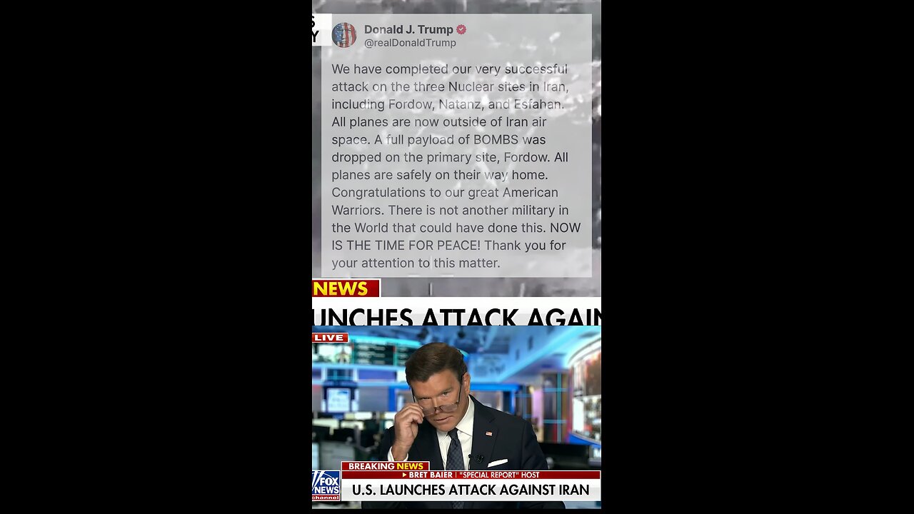 BREAKING: President Trump Bombs THREE Nuclear Sites in Iran – B-2 Bombers Used in Strikes