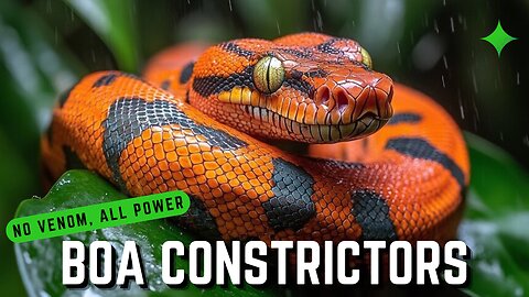 Boa Constrictors – Powerful, Beautiful, and Full of Surprises