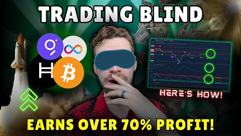 Trading COMPLETELY BLIND Earns Over 70% PROFIT In One Trade!