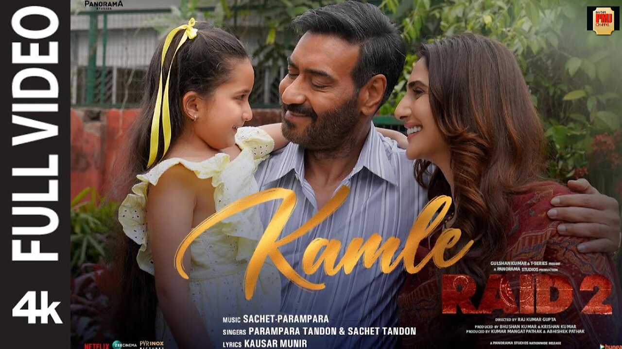 RAID 2: KAMLE Ajay Devgn | Vaani Kapoor | Sachet - Parampara | Kausar Munir | Bhushan K