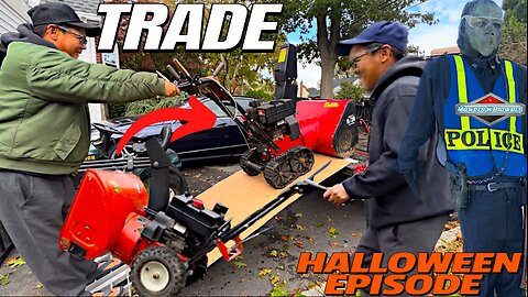 Trading my Free working MTD Snowblower for a non working NOMA Track Drive on Halloween