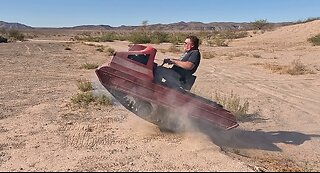 Mini Tank Off-Road: Two tracks, two cylinders, two stroke, too much fun!