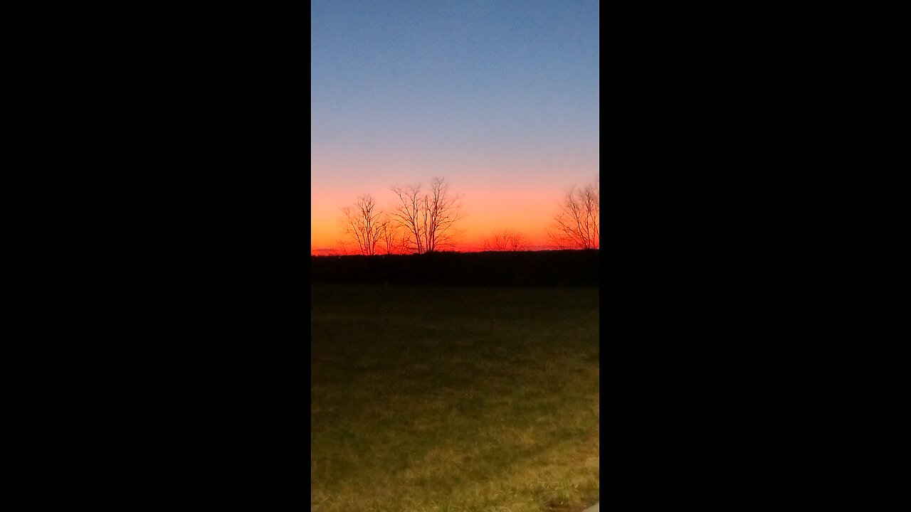 After sunset